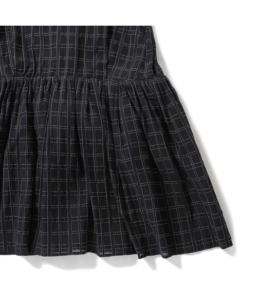 AKIRANANA Vale organdy layered DRESS