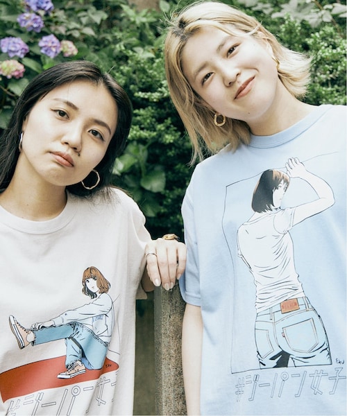 JOURNAL STANDARD relume(ジャーナルスタンダード レリューム)の「ジーパン女子×江口寿史Tシャツ「Shoelace」(トップス・M/L/XL/在庫なし/グレーB)」の12枚目の写真