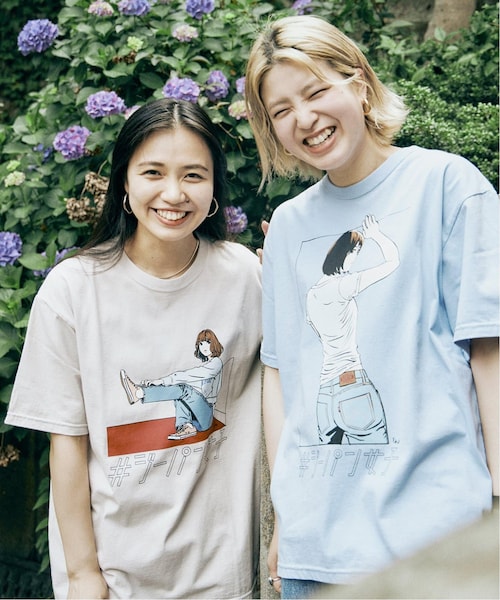 JOURNAL STANDARD relume(ジャーナルスタンダード レリューム)の「ジーパン女子×江口寿史Tシャツ「Shoelace」(トップス・M/L/XL/在庫なし/グレーB)」の13枚目の写真