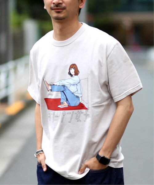 JOURNAL STANDARD relume(ジャーナルスタンダード レリューム)の「ジーパン女子×江口寿史Tシャツ「Shoelace」(トップス・M/L/XL/在庫なし/グレーB)」の18枚目の写真