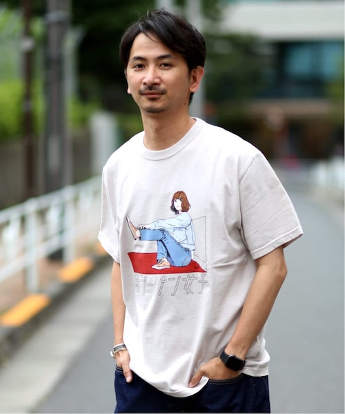 JOURNAL STANDARD relume(ジャーナルスタンダード レリューム)の「ジーパン女子×江口寿史Tシャツ「Shoelace」(トップス・M/L/XL/在庫なし/グレーB)」の17枚目の写真