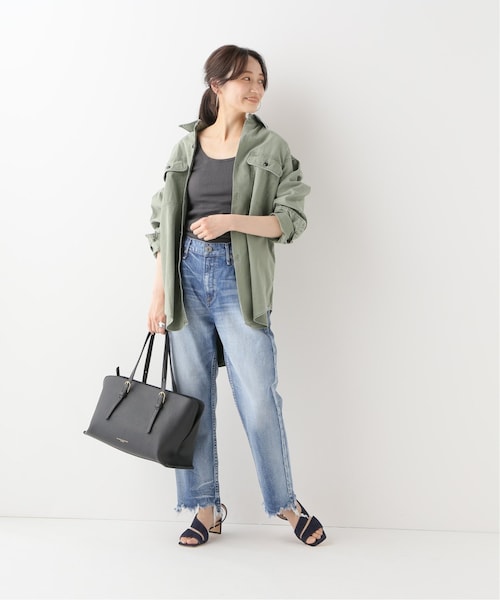 マディソンブルー IENA別注 HAMPTON BACK SATIN シャツ MADISONBLUE - マディソンブルー IENA別注 ハンプトン バック