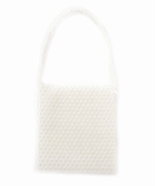 B.C STOCK（ベーセーストック）の「ビーズトートBAG◆（バッグ・ホワイト/フリー/(010)/在庫なし）」の11枚目の写真