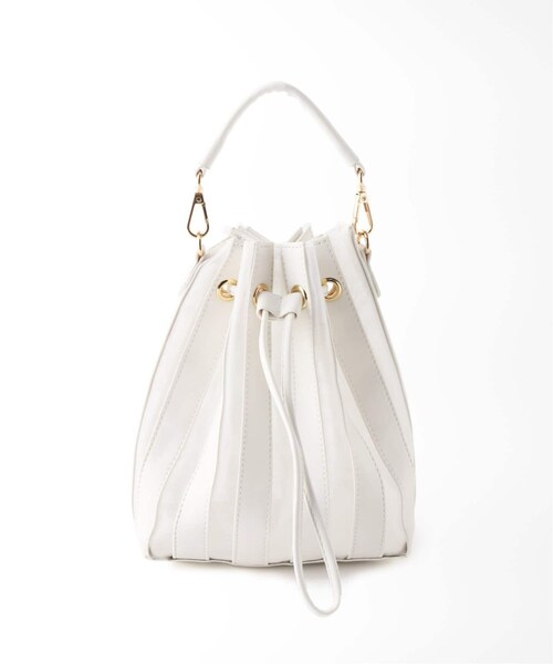 B.C STOCK(ベーセーストック)の「チュールコンビキンチャクBAG◆(バッグ・ブラック/フリー/在庫あり)」の7枚目の写真