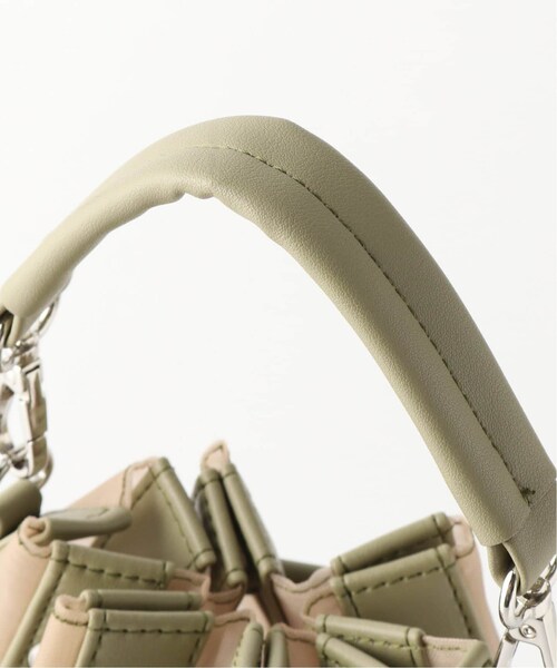 B.C STOCK(ベーセーストック)の「チュールコンビキンチャクBAG◆(バッグ・ブラック/フリー/在庫あり)」の13枚目の写真