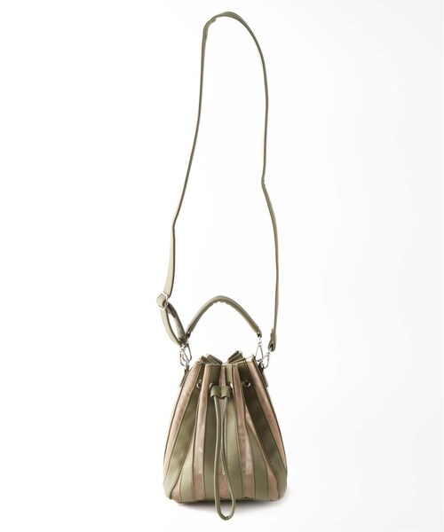 B.C STOCK(ベーセーストック)の「チュールコンビキンチャクBAG◆(バッグ・ブラック/フリー/在庫あり)」の18枚目の写真