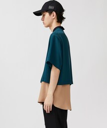 CULLNI クルニ 21SS STUDIOUS 別注 バイカラー シャツ 1 CULLNI（クルニ）の「STUDIOUS別注バイカラーアシンメトリー