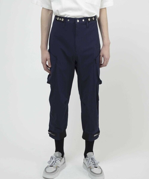 POLIQUANT（ポリクアント）の「FUNCTIONAL ADJUSTABLE CARGO PANTS（パンツ・メンズ・BLACK/NAVY）」の3枚目の写真