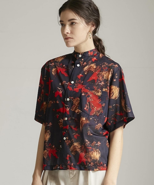 TOGA PULLA☆トーガ　プリントシャツ　38 TOGA PULLA（トーガ プルラ）の「プリントシャツ（）」 - WEAR