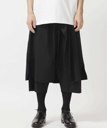 Yohji Yamamoto ヨウジヤマモト　定番ラップパンツ ヨウジヤマモト 2021-22AW ギャバジンジップラップパンツ | HUES