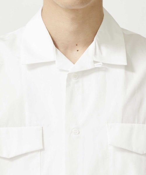 Yohji Yamamoto（ヨウジヤマモト）の「R-CDH開襟シャツ（）」 - WEAR