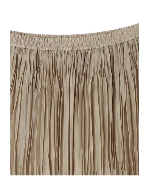 GARAGE OF GOOD CLOTHING（ガレージオブグッドクロージング）の「オーガンジーワッシャースカート（スカート・ブラック/ライトベージュ/イエロー・F）」の3枚目の写真