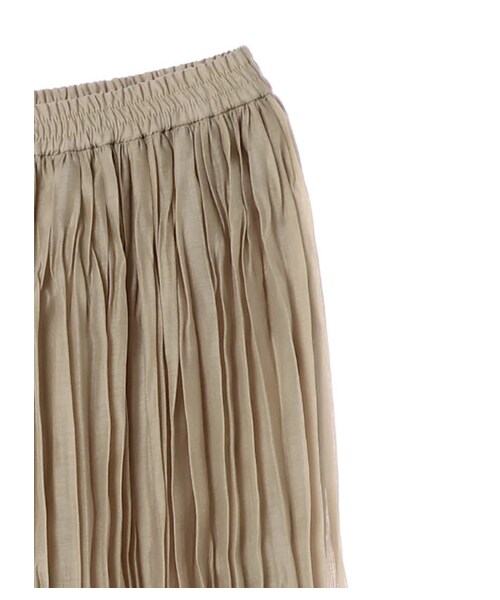 GARAGE OF GOOD CLOTHING（ガレージオブグッドクロージング）の「オーガンジーワッシャースカート（スカート・ブラック/ライトベージュ/イエロー・F）」の4枚目の写真