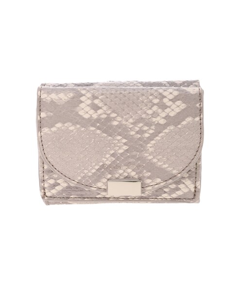 koe(コエ)の「三つ折りミニ財布(その他・キャメル/パイソン・F)」の2枚目の写真