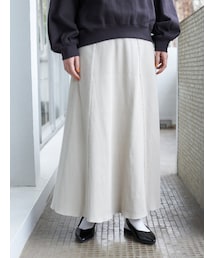AMERICAN HOLIC | リブ切り替えロングカットスカート(スカート)