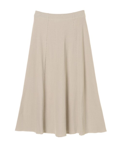 AMERICAN HOLIC（アメリカンホリック）の「リブ切り替えロングカットスカート（スカート・チャコールグレー/ライトベージュ/ネイビー・M/L）」の10枚目の写真