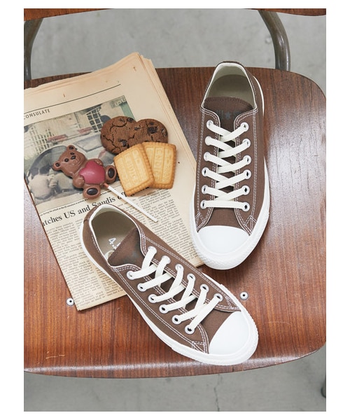 earth music&ecology（アースミュージックアンドエコロジー）の「【先行予約】CONVERSE×earthALLSTAR LIGHT OX（シューズ・アイボリー/グレーベージュ/ブラウン/ラベンダー・5cm/23cm/24cm）」の21枚目の写真