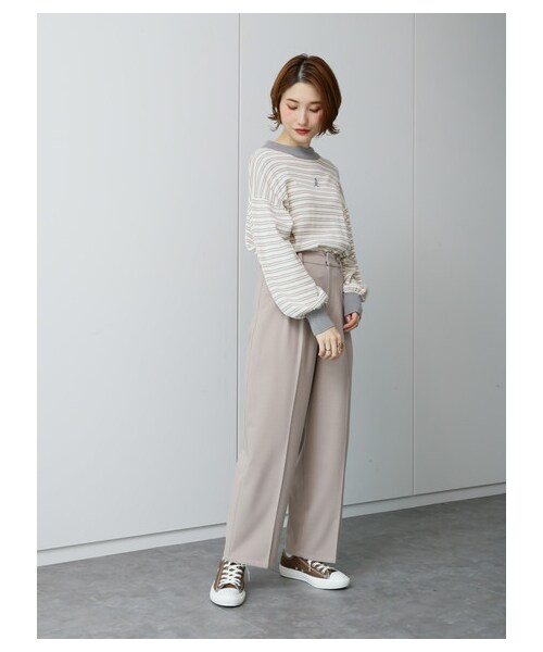 earth music&ecology（アースミュージックアンドエコロジー）の「【先行予約】CONVERSE×earthALLSTAR LIGHT OX（シューズ・アイボリー/グレーベージュ/ブラウン/ラベンダー・5cm/23cm/24cm）」の7枚目の写真