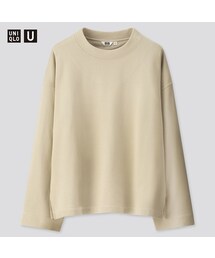 UNIQLO | スウェットボクシークルーネックシャツ（長袖）(パーカー)