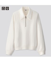 UNIQLO | スウェットハーフジップシャツ（長袖）(パーカー)