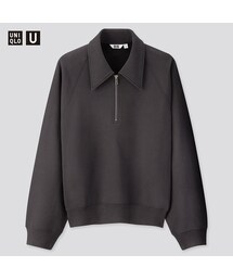 UNIQLO | スウェットハーフジップシャツ（長袖）(パーカー)