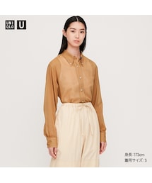 UNIQLO | ボタンダウンシャツ（長袖）(シャツ/ブラウス)