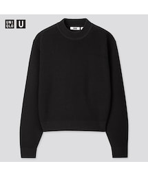 UNIQLO | リブモックネックセーター（長袖）(ニット/セーター)