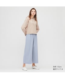 UNIQLO | クレープジャージーワイドパンツ(その他パンツ)