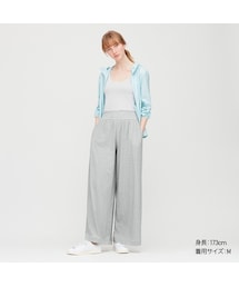 UNIQLO | エアリズムワイドパンツ（丈長め67.5～69.5cm）(その他パンツ)