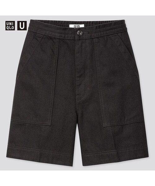 UNIQLO（ユニクロ）の「デニムイージーショーツ（その他パンツ・レディース・BLUE 68/WHITE 00/BLACK 09/BLUE 65・L/M/XL/XS/S/XXL）」の3枚目の写真