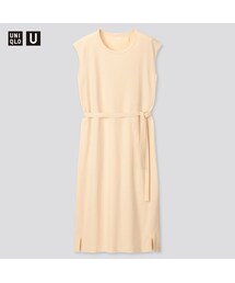 UNIQLO | クルーネックワンピース（ノースリーブ）(ワンピース)