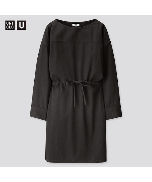 UNIQLO（ユニクロ）の「デニムドローストリングワンピース（長袖