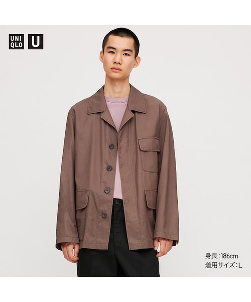 UNIQLO（ユニクロ）の「ハンティングジャケット（ブルゾン・メンズ・BROWN 34/BROWN 37/BLACK 09・XS/L/S/M/XXL/XL）」の3枚目の写真