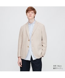 【新品未使用】ユニクロ　コトニエ　リネンブレンドジャケット　ホワイト UNIQLO（テーラードジャケット ・ ホワイト/白色系）のフリマアイテム一覧