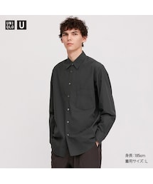 UNIQLO | コットンレギュラーカラーシャツ（長袖）(シャツ/ブラウス)