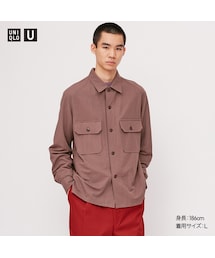 UNIQLO | ミリタリージャージーシャツ（長袖）(シャツ/ブラウス)