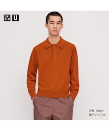 UNIQLO | ニットポロシャツ（長袖）(Tシャツ/カットソー)