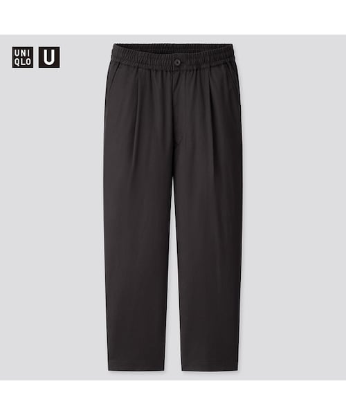 UNIQLO（ユニクロ）の「イージーワイドフィットパンツ（その他パンツ・メンズ・DARK ORANGE 28/BLACK 09/DARK BROWN 39/BEIGE 32・XS/M/S/XXL/L/XL）」の2枚目の写真