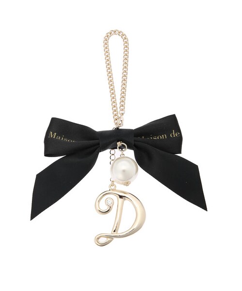 Maison de FLEUR(メゾンドフルール)の「イニシャルバッグチャーム(アクセサリー・A/C/D/F/H/I/K/L/M/N/R/S/T/Y/E/G/J・F)」の6枚目の写真
