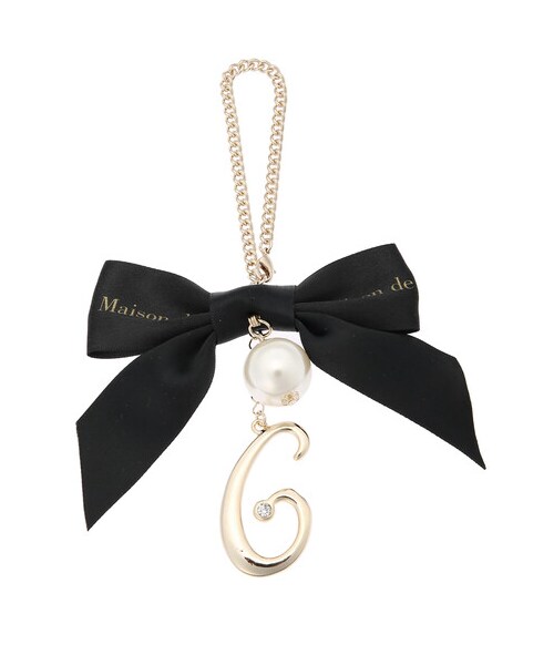 Maison de FLEUR(メゾンドフルール)の「イニシャルバッグチャーム(アクセサリー・A/C/D/F/H/I/K/L/M/N/R/S/T/Y/E/G/J・F)」の5枚目の写真