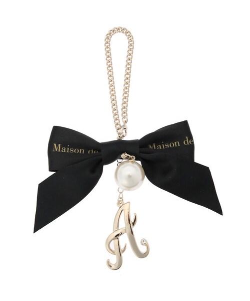 Maison de FLEUR(メゾンドフルール)の「イニシャルバッグチャーム(アクセサリー・A/C/D/F/H/I/K/L/M/N/R/S/T/Y/E/G/J・F)」の4枚目の写真