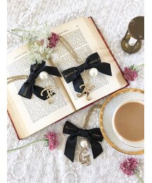 Maison de FLEUR | イニシャルバッグチャーム(アクセサリー)