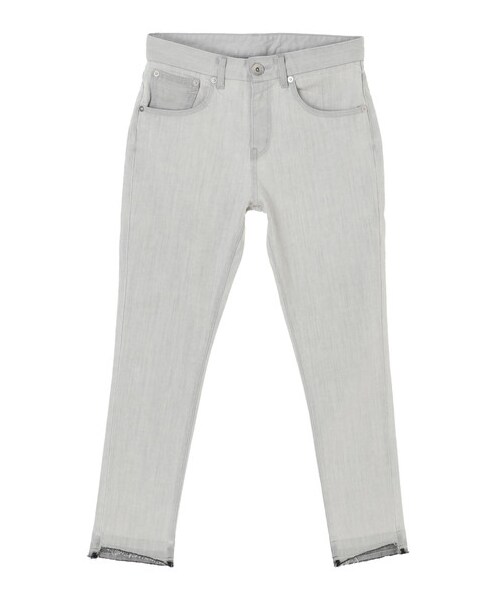 YECCA VECCA（イェッカヴェッカ）の「カットオフストレッチデニムパンツ（パンツ・ライトグレー/インディゴ・S/M/L）」の14枚目の写真