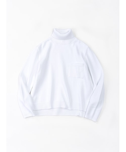 現行タグ✨ 45R アイスコットンのタートルネックTシャツ R刺繍 現行