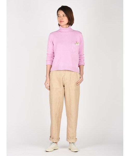 現行タグ✨ 45R アイスコットンのタートルネックＴシャツ R刺繍 現行タグ✨ 45R アイスコットンのタートルネックTシャツ R刺繍 現行