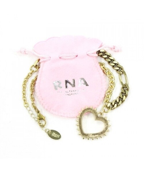 RNA(アールエヌエー)の「トゲハートネックレス(アクセサリー・レディース・シルバー/ゴールド・F)」の2枚目の写真