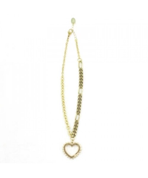 RNA(アールエヌエー)の「トゲハートネックレス(アクセサリー・レディース・シルバー/ゴールド・F)」の4枚目の写真