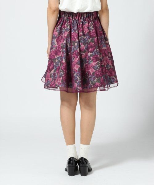 LOWRYS FARM(ローリーズファーム)の「チュール*ハナプリントスカート(スカート・レディース・ピンク/イエロー・M/L)」の4枚目の写真