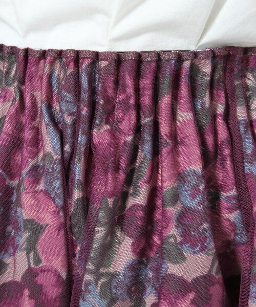 LOWRYS FARM(ローリーズファーム)の「チュール*ハナプリントスカート(スカート・レディース・ピンク/イエロー・M/L)」の5枚目の写真