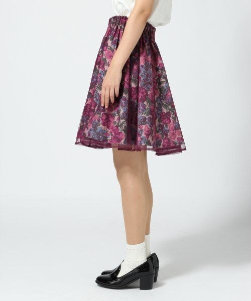 LOWRYS FARM(ローリーズファーム)の「チュール*ハナプリントスカート(スカート・レディース・ピンク/イエロー・M/L)」の3枚目の写真